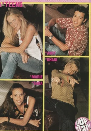 A-teens teen magazine pinup clipping photoshoot girl boy group Pop Star Pix hot