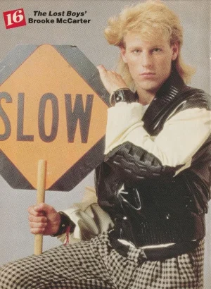 Brooke Mccarter Kiefer Sutherland The Lost Boys teen magazine pinup clipping Pix