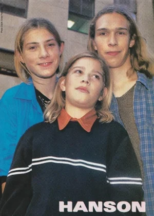 Hanson teen magazine pinup clipping Teen Machine 90's MMMBBOP Pop Stars
