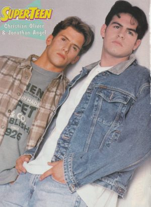 Christian Oliver Jonathan Angel Boyz 2 Men teen magazine pinup clipping Pix