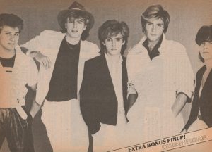 Duran Duran teen magazine pinup clipping black and white bonus pinup pix