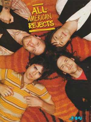 All American Rejects Miley Cyrus teen magazine pinup clipping Hannah Montana Pix