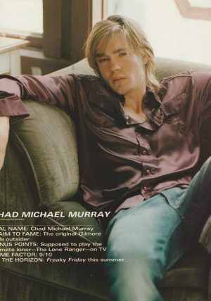 Chad Michael Murray James Franco teen magazine pinup clipping Sullivan's Crossing