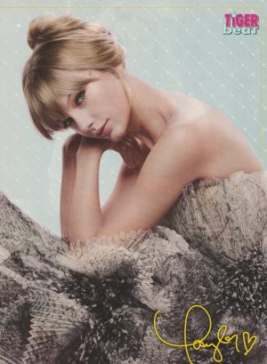 Taylor Swift Demi Lovato teen magazine pinup clipping hair up Tiger Beat pix