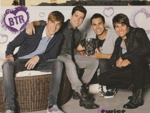 Big Time Rush Cody Simpson teen magazine pinup clipping dog Twist Pix boy band