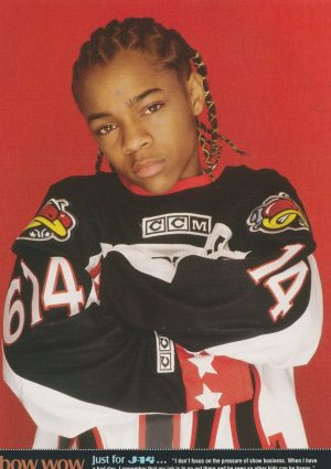 Nelly Bow Wow teen magazine pinup clipping crossed arms CCM shirt rapper J-14