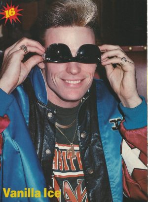 Vanilla Ice Wilson Phillips teen magazine pinup clipping sun glasses 16 mag pix