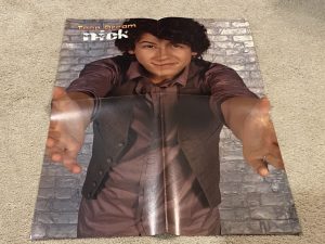 Nick Jonas Miley Cyrus teen magazine poster clipping Jonas Brothers Teen Dream