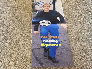 Westlife Nicky Byrnes Justin Timberlake Nsync teen magazine clipping All-Stars soccer ball