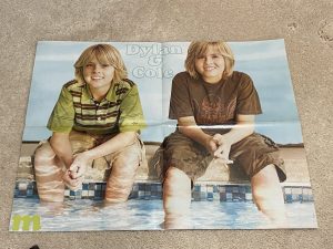 Cole Sprouse Dylan Sprouse teen magazine poster clipping pool legs barefoot Pix