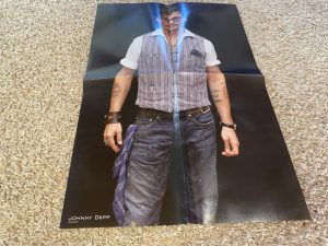 Robert Pattinson Johnny Depp teen magazine poster Japan Pix