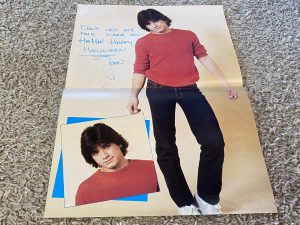 Kin Shiner John Stamos teen magazine poster red shirt Teen Beat