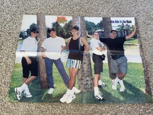 New Kids on the block Danny Wood teen magazine poster shorts