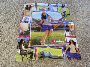 Selena Gomez All Star Weekend teen magazine poster grass pics