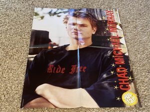 Chad Michael Murray Usher teen magazine poster clipping blue shirt crossed arms Pop Star