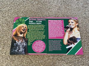 Britney Spears Christina Aguilera Justin Timberlake Nsync teen magazine clipping Opps it's the holidays again