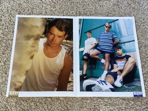 911 Stephen Boyzone Hanson teen magazine poster clipping Smash Hits Rare blue sky