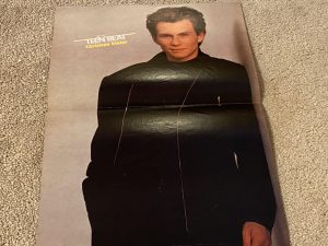 New Kids on the block Christian Slater teen magazine poster black shirt Teen Beat