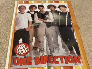 One Direction Justin Bieber teen magazine poster lads Pop Star boy band