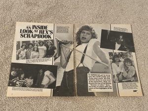 Rex Smith teen magazine clipping inside looks at Rex Smith's scrapbook Tiger Beat Pix