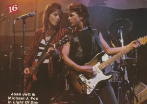 Joan Jett Michael J. Fox Nick Rhodes Duran Duran teen pinup clipping guitar pix