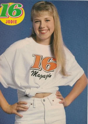 Jodie Sweetin Dean Cain teen pinup clipping 16 magazine shirt Rare Full House