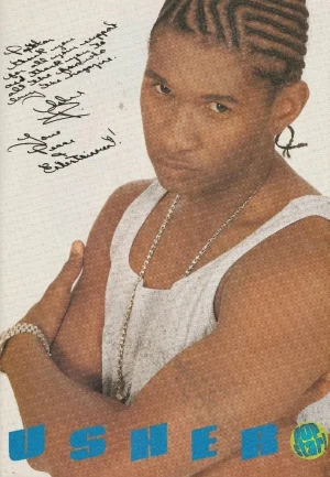 Usher Ricky Martin teen magazine pinup clipping Menudo close up Pop Star Pix