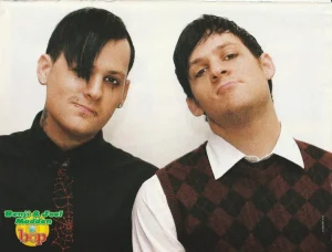 Good Charlotte Benji & Joel Madden teen magazine pinup clipping Bop Pix