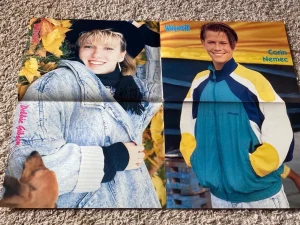 Debbie Gibson Linear Guys Next Door Corin Nemec teen magazine poster clipping