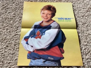 Kirk Cameron Mackenzie Astin teen magazine centerfold white jeans sexy pose Pix