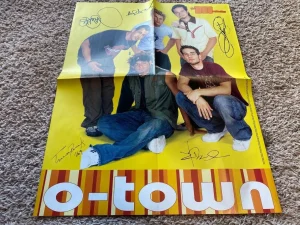 O-town Ja Rule teen magazine poster clipping M collection boy band Y2K tour