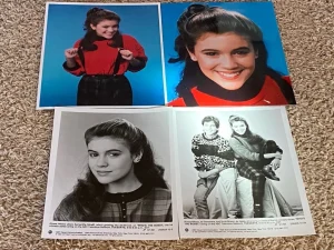 4 Alyssa Milano teen magazine press photos Who's the boss child star Teen Beat