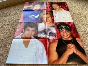 O-town teen magazine poster clipping 8 page Yam mag RARE Making the band