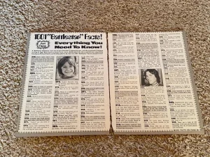 Noah Hathaway teen pinup magazine clipping Hard to find Rare Battlestar Facts