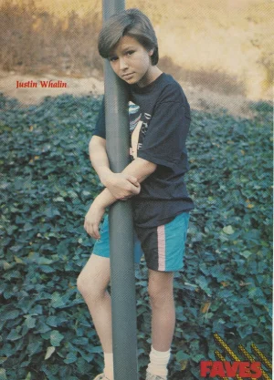 Justin Whalin Christopher Nelson teen magazine pinup clipping shorts legs young