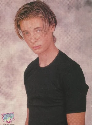 Isaac Hanson Erik Von Detten teen magazine pinup clipping black shirt pix Bop