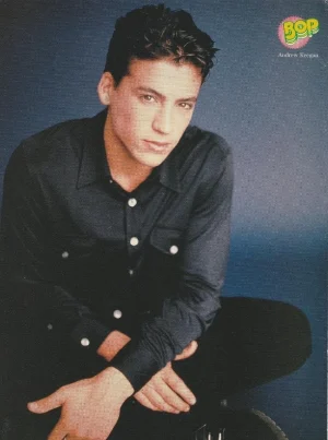 Zac Hanson Andrew Keegan teen magazine pinup clipping sexy pose pix Bop
