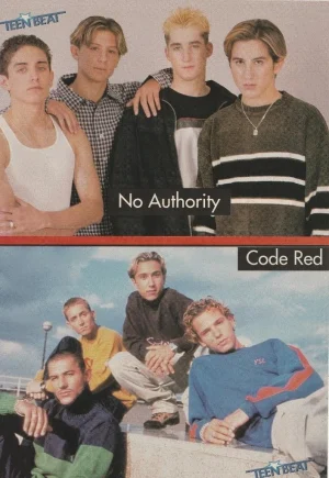 Code Red Hanson No Authority teen magazine pinup clipping boy bands pix