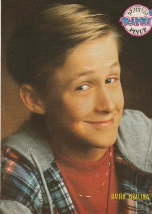 Ryan Gosling Jenna Von Oy teen magazine pinup clipping flowers Blossom Tutti Pix