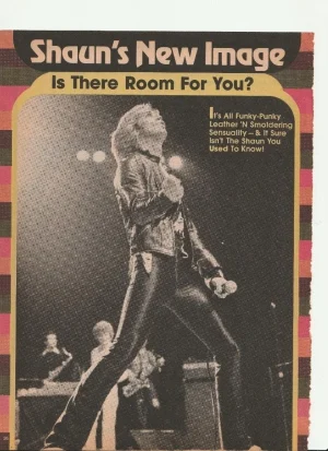 Share Shaun Cassidy teen magazine pinup clipping black leather pants New Image Pix