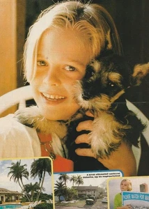 Aaron Carter Grant Show teen pinup clipping puppy 90's child star pix RARE RIP