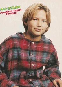 Jonathan Taylor Thomas teen magazine pinup clipping red shirt All-Stars JTT
