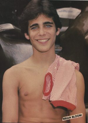 Brian Bloom Alyssa Milano teen magazine pinup clipping Teen Set Shirtless Rare