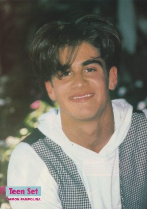 Damon Pampolina The Party teen magazine pinup clipping Rare Teen Set Young Pix