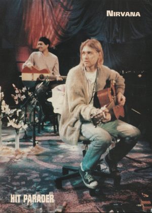 Share Nirvana Kurt Cobain teen magazine pinup clipping rock singer guitar pix Music