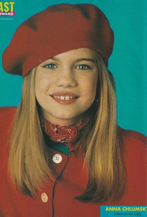 Anna Chlumsky teen magazine pinup clipping My Girl red hat Young Fast Forward