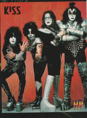 Kiss Gene Simmons Ace teen magazine pinup clipping Full Body Makeup Young Pix