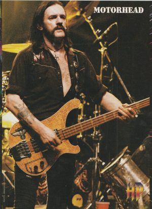 Motorhead teen magazine pinup clippings rock band HP guitar stage rare pix