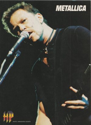 Share Metallica teen magazine pinup clippings rock band HP stage rare pix