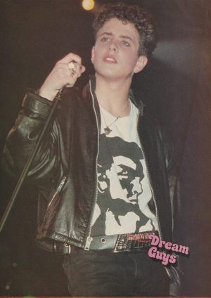 Danny Wood Joey Mcintyre teen magazine pinup clipping black jeans jacket NKOTB